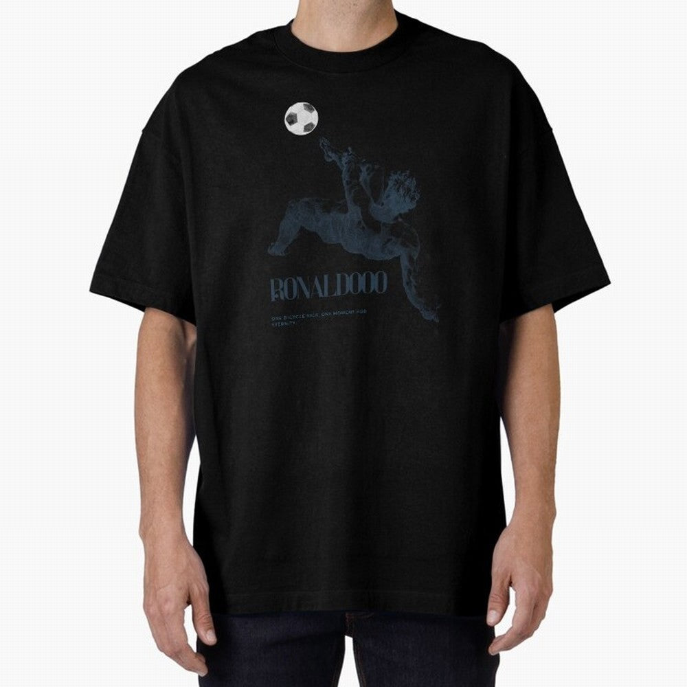 Artistic Strike Oversized T-Shirt Unlock FIFA World Cup 2026 USA Canada Mexico Spirit, Centered on France, Cristiano Ronaldo, Worldwide Fan Energy, Dramatic Goals, Stadium Lights and Championship Celebrations; Perfect for Fans, Collectors, Family
