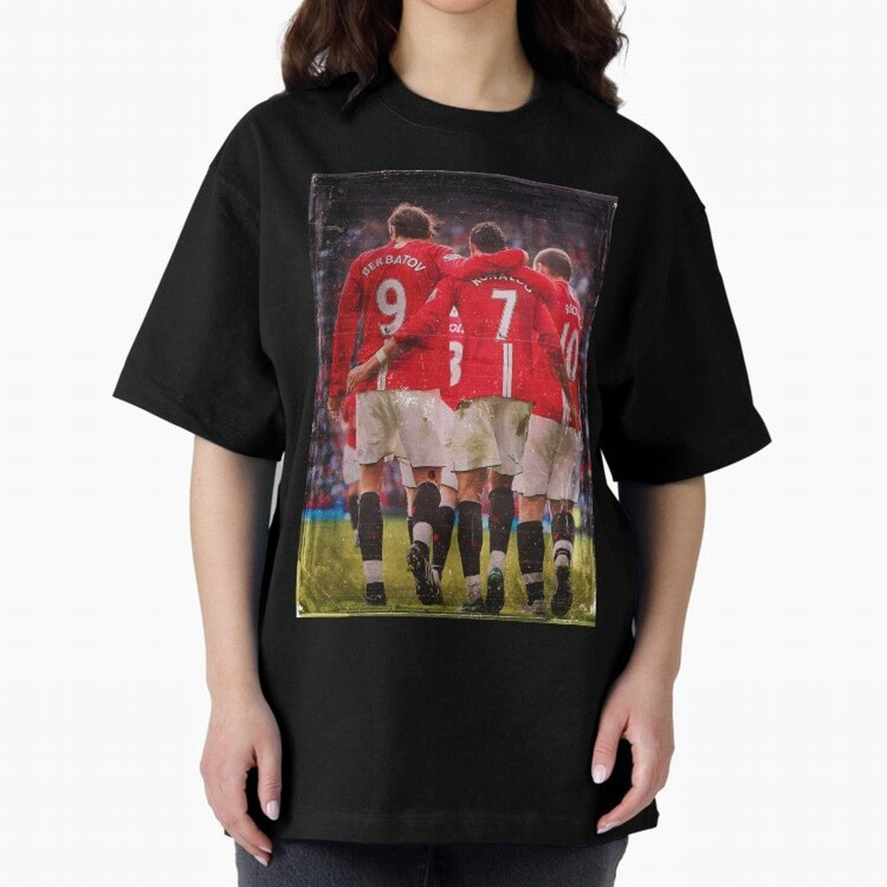 Ronaldo Berbatov Rooney Oversized T-Shirt Discover Global Football Passion for FIFA World Cup 2026, Inspired by Messi, Neymar and Mbappe, Argentina and Brazil, Stadium Chants, National Pride, Trophy Dreams and Unforgettable Football Memories;