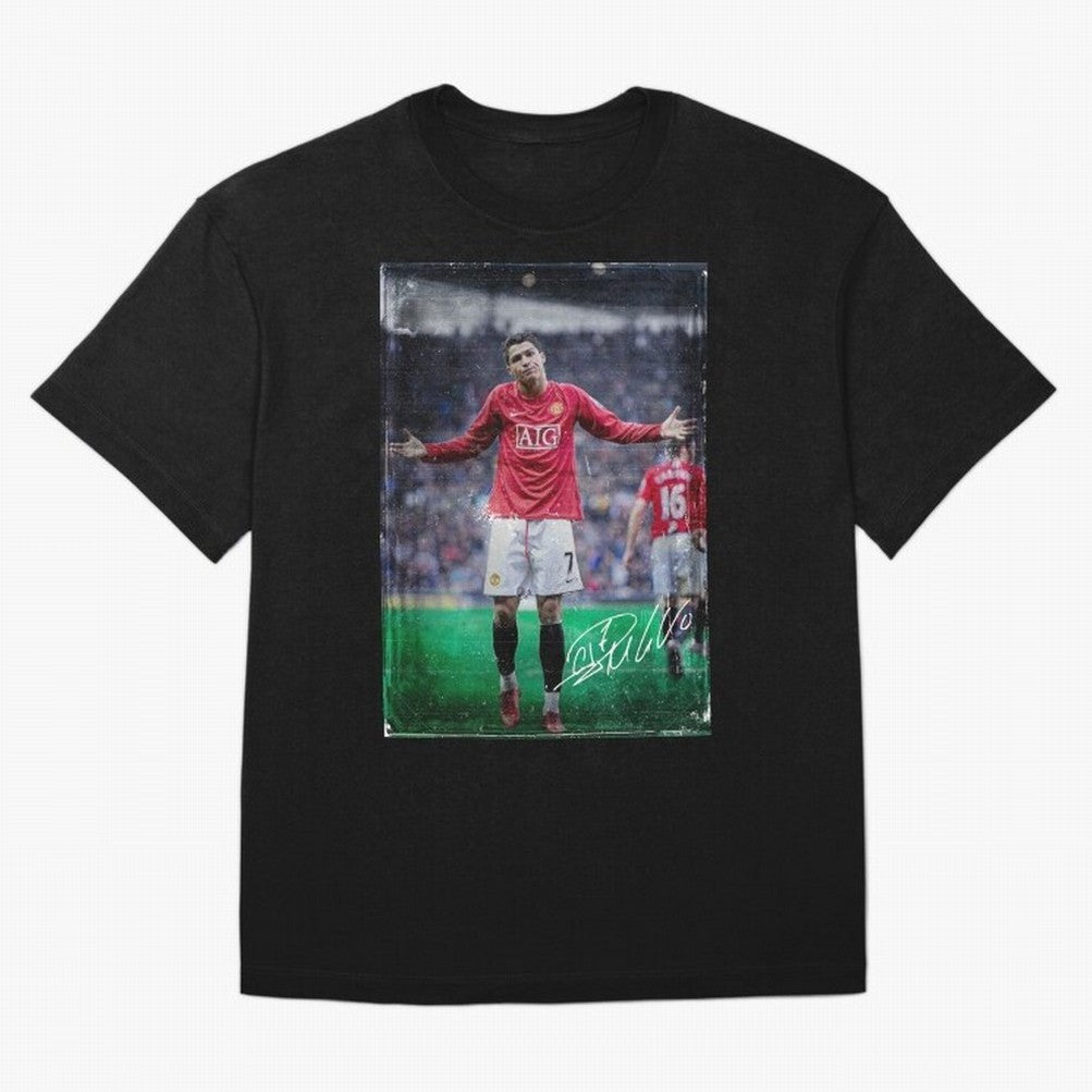Cristiano Ronaldo Oversized T-Shirt Celebrate the Next Chapter of Match Day Hype around FIFA World Cup 2026, Haaland, England, France and Netherlands, Goal Celebration Energy, Supporter Heritage, Football Icons and Worldwide Tournament Joy; Ideal