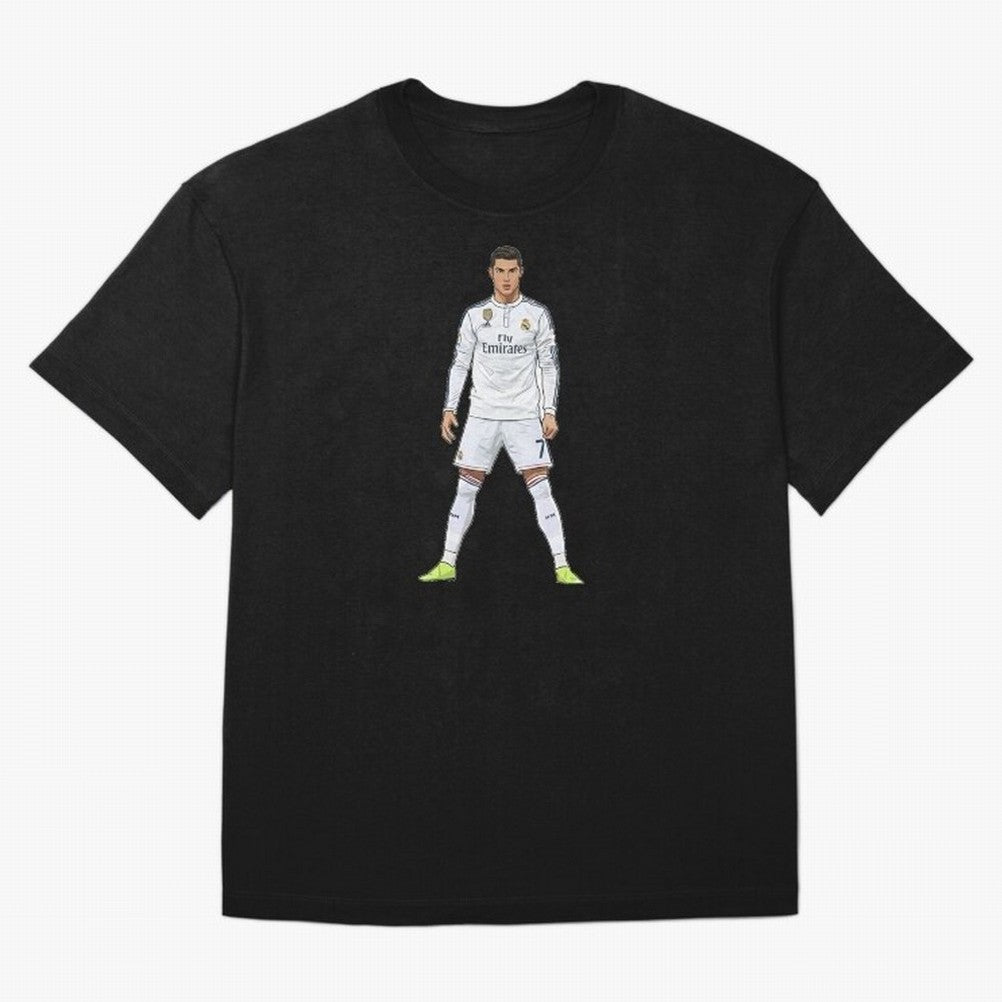 Cristiano Ronaldo at Madrid | Football Legend Oversized T-Shirt Feel the Heartbeat of FIFA World Cup 2026 Group Stage for Fans of Neymar and Spain and Netherlands, Bringing Stadium Chants, National Pride, Trophy Dreams and Unforgettable Football