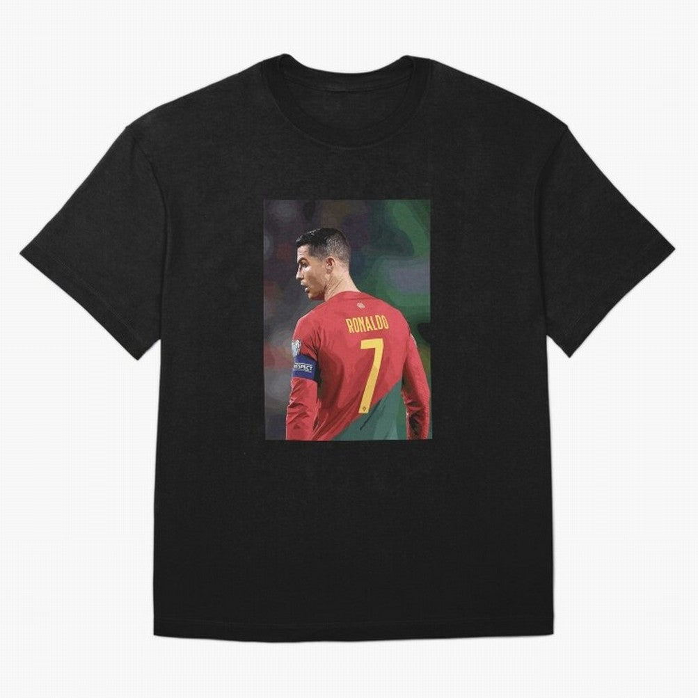 Cristiano Ronaldo Oversized T-Shirt Support Iconic Players in the FIFA World Cup 2026 USA Canada Mexico Journey through Cristiano Ronaldo, Haaland and CR7 Highlights, Portugal Pride, Global Supporter Spirit, Legendary Goals, National Colors and