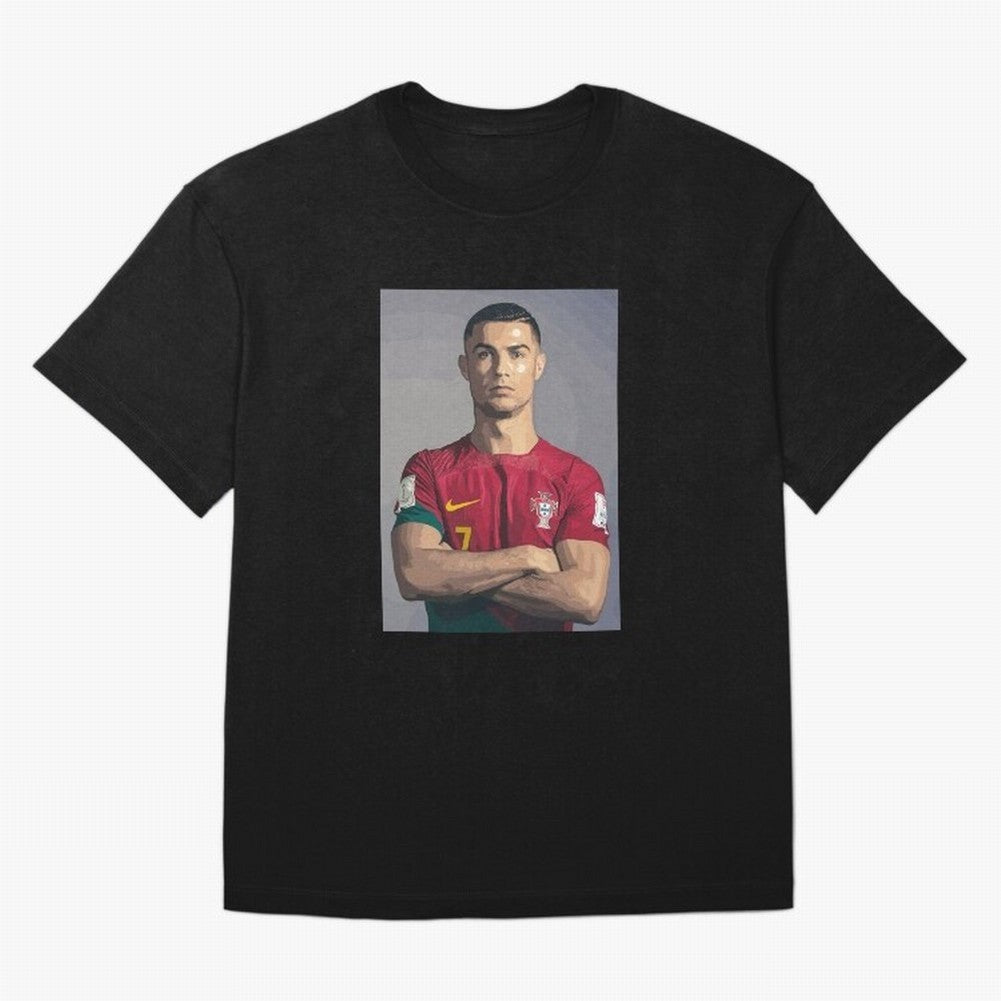 Cristiano Ronaldo Oversized T-Shirt Make Your Look Match FIFA World Cup 2026 USA Canada Mexico Celebrating Cristiano Ronaldo, England, France and Netherlands Energy, Champion Mindset, Group Stage Buzz, Knockout Tension and Passionate Fan Culture;