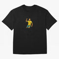 Energetic Soccer Celebration ¨C Number 7 Sketch Art Oversized T-Shirt Represent FIFA World Cup 2026 USA Canada Mexico for Fans of Mbappe and Neymar and England, France and Netherlands, Bringing Retro Football Energy, Iconic Rivalries, Trophy Chase