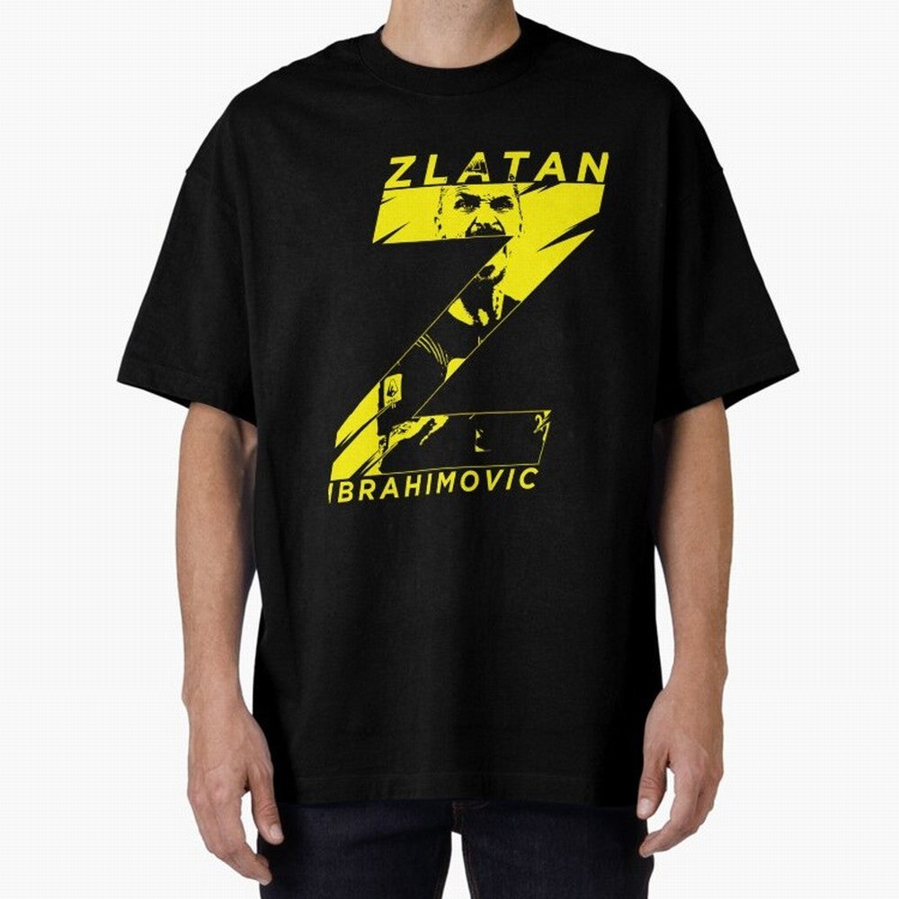 Zlatan Ibrahimovic Swedish God Gjq588 Oversized T-Shirt Make the Season About Global Football Passion for FIFA World Cup 2026, Filled with Messi and Cristiano Ronaldo, Argentina, France and Brazil, Football Festival Excitement, Trophy Ambitions,
