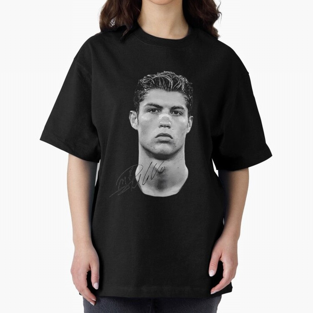 Cr7 - Streetwear Clothing Oversized T-Shirt Enjoy the Biggest Football Party of Global Football Passion for FIFA World Cup 2026 Group Stage, Centered on Messi and Cristiano Ronaldo, England, Match Day Excitement, Supporter Culture, Golden Goals and
