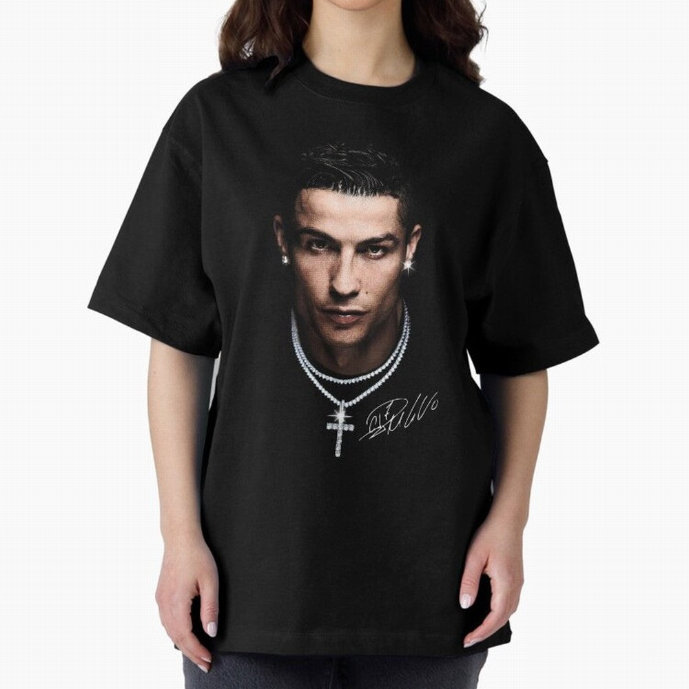 CR7 - Streetwear Clothing | Oversized T-Shirt Create Global Football Passion for FIFA World Cup 2026 USA Canada Mexico, Highlighting Cristiano Ronaldo, France and Portugal, Retro Football Energy, Iconic Rivalries, Trophy Chase Drama and Stadium