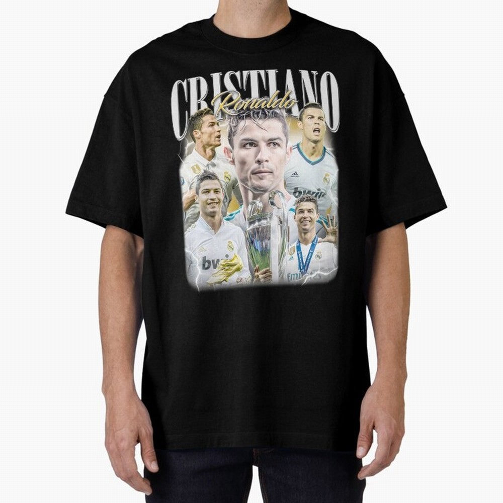 Cr7 Vintage Tribute: Soccer Legend Collage | Limited Edition Oversized T-Shirt Show Passion for the Stars of FIFA World Cup 2026 Featuring Cristiano Ronaldo, Netherlands Energy, Game Day Rituals, Football Legends, Country Pride and the Road to the