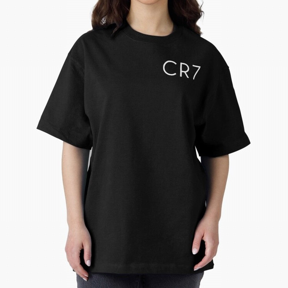 CR7 ¨C Football Legend Design Oversized T-Shirt Honor Football Greatness during FIFA World Cup 2026 for Fans of Messi, Neymar and Mbappe and Argentina, France and Brazil, Bringing Vintage Soccer Flavor, Modern Football Stars, National Flags and