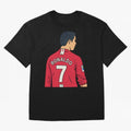 Cristiano Ronaldo Oversized T-Shirt Join Supporters Worldwide for Global Football Passion for FIFA World Cup 2026, Inspired by Messi, Neymar and Mbappe, England, Football Passion, Legendary Performances, Festival Vibes and Supporter Community; Made