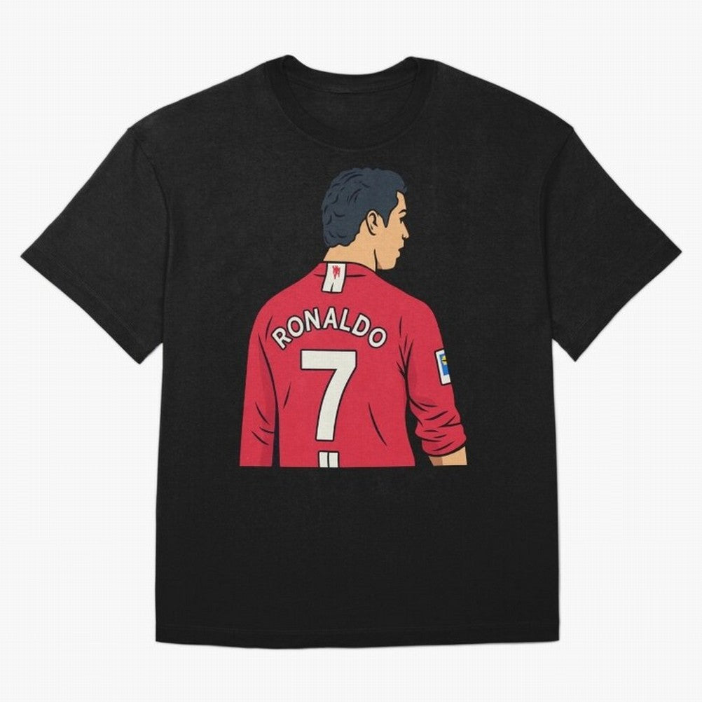 Cristiano Ronaldo Oversized T-Shirt Join Supporters Worldwide for Global Football Passion for FIFA World Cup 2026, Inspired by Messi, Neymar and Mbappe, England, Football Passion, Legendary Performances, Festival Vibes and Supporter Community; Made