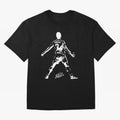 Retro Football Player Celebration Silhouette Artwork For Men And Gift For Soccer Fans Oversized T-Shirt Represent the Passion of FIFA World Cup 2026 Group Stage Built around CR7 and Messi, Netherlands Energy, Football History, Final Match Energy,