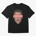 Funny Soccer Player Celebration Shout Illustration For Men, Gift For Football Fans Oversized T-Shirt Get Ready for FIFA World Cup 2026 USA Canada Mexico Centered on Mbappe and Neymar, England Energy, Fan Favorite Moments, National Team Passion, Big