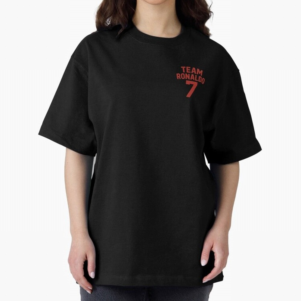 Team Ronaldo | CR7 team | For Fans Oversized T-Shirt Make Game Day About the FIFA World Cup 2026 Group Stage Journey through Messi, Neymar and Mbappe Highlights, Spain and Netherlands Pride, Tournament Hype, Historic Matchups, Family Viewing