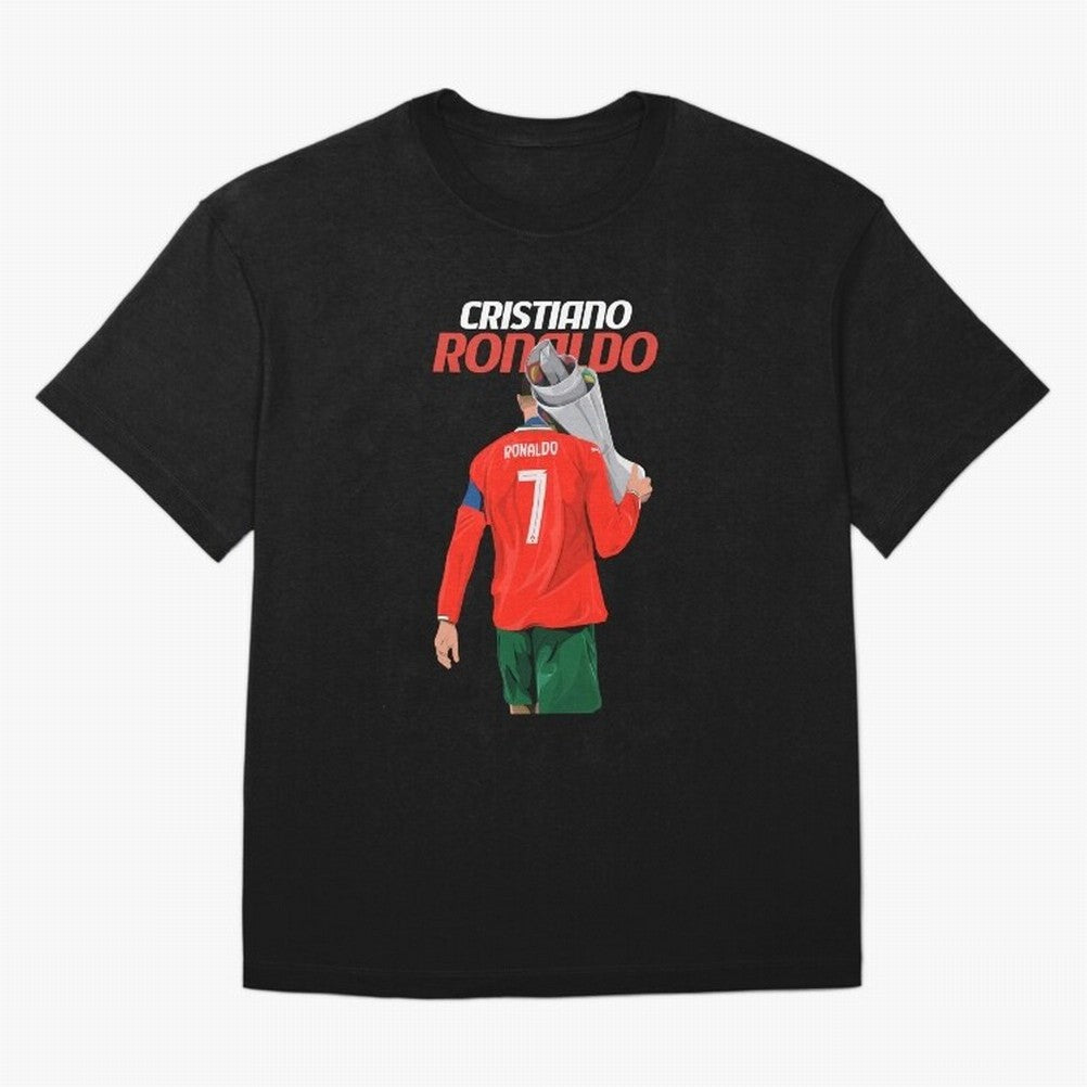 Cristiano Ronaldo Win Oversized T-Shirt Celebrate Football Heritage in Global Football Passion for FIFA World Cup 2026 USA Canada Mexico, Made for Messi, CR7 and Mbappe, Spain and Netherlands, Match Day Excitement, Supporter Culture, Golden Goals