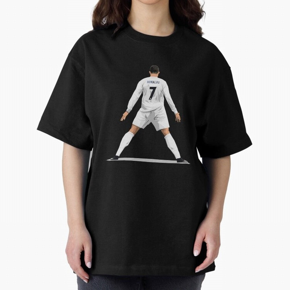 Cristiano Ronaldo Oversized T-Shirt Bring Match Day Fire to FIFA World Cup 2026 USA Canada Mexico Celebrating Haaland and Mbappe, Portugal, Spain and Germany Energy, Football Passion, Legendary Performances, Festival Vibes and Supporter Community;