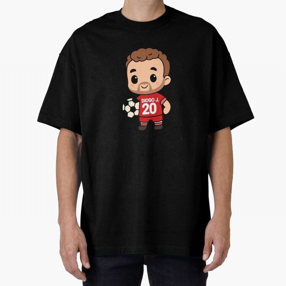 Diogo Jota jersey | manga | cute kawaii | by Nooby Draw Oversized T-Shirt Bring Legendary Rivalry Energy to FIFA World Cup 2026 Group Stage Made for Cristiano Ronaldo, Spain and Netherlands Energy, Match Day Excitement, Supporter Culture, Golden