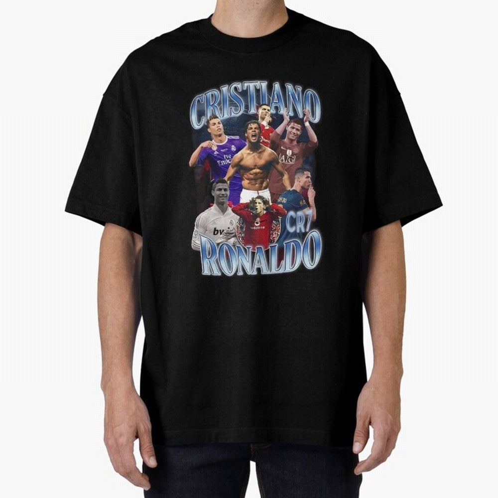 CR7 Oversized T-Shirt Create FIFA World Cup 2026 USA Canada Mexico Spirit, Celebrating England, Mbappe and Neymar, Fan Favorite Moments, National Team Passion, Big Match Drama and Soccer History; Created for Match Day Parties, Soccer Gifts, Fan
