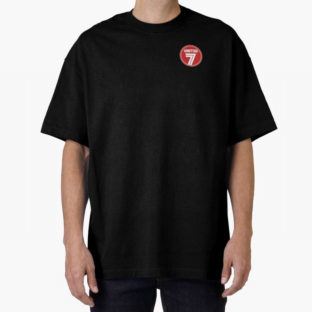 United 7 Manchester United Magnificent Sevens Oversized T-Shirt Celebrate the Magic of FIFA World Cup 2026 Group Stage with Messi, Portugal Energy, Retro Football Energy, Iconic Rivalries, Trophy Chase Drama and Stadium Atmosphere; Made for Die