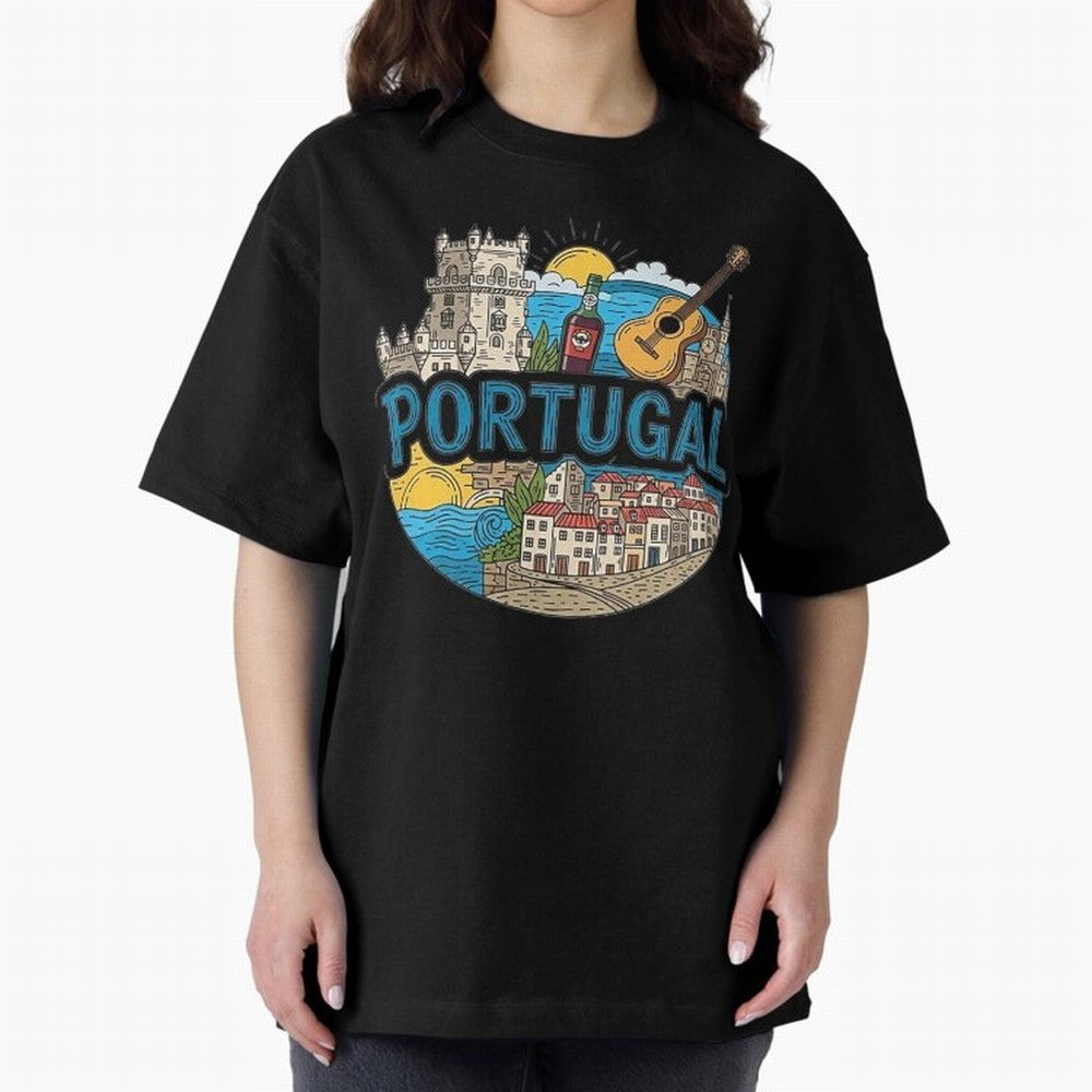 PORTUGAL Oversized T-Shirt Celebrate National Team Dreams in Global Football Passion for FIFA World Cup 2026, Driven by Neymar, Haaland and Cristiano Ronaldo, Argentina and Brazil, Tournament Hype, Historic Matchups, Family Viewing Parties and