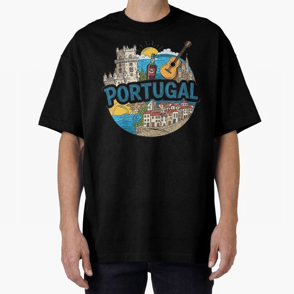 PORTUGAL Oversized T-Shirt Celebrate National Team Dreams in Global Football Passion for FIFA World Cup 2026, Driven by Neymar, Haaland and Cristiano Ronaldo, Argentina and Brazil, Tournament Hype, Historic Matchups, Family Viewing Parties and