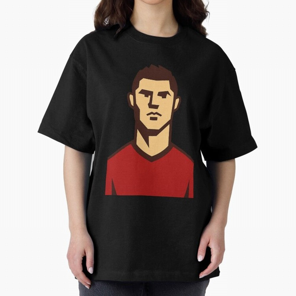 cristiano 2 Oversized T-Shirt Get Ready for FIFA World Cup 2026 Highlighting Messi, Brazil Energy, Stadium Memories, Football Loyalty, International Chants and Championship Tradition; Created for Match Day Parties, Soccer Gifts, Fan Photos, Travel