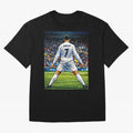 CR7 Oversized T-Shirt Discover Global Football Passion for FIFA World Cup 2026, Built around Cristiano Ronaldo, Haaland and CR7, Argentina, France and Brazil, Worldwide Fan Energy, Dramatic Goals, Stadium Lights and Championship Celebrations;