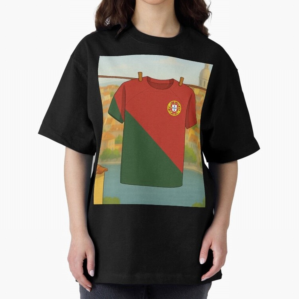 Our Love for Portugal Will never fade Oversized T-Shirt Turn Every Weekend Toward FIFA World Cup 2026 for Fans of Messi, Neymar and Mbappe and France and Portugal, Bringing Supporter Pride, Iconic Celebrations, Legendary Names and Global Match Day