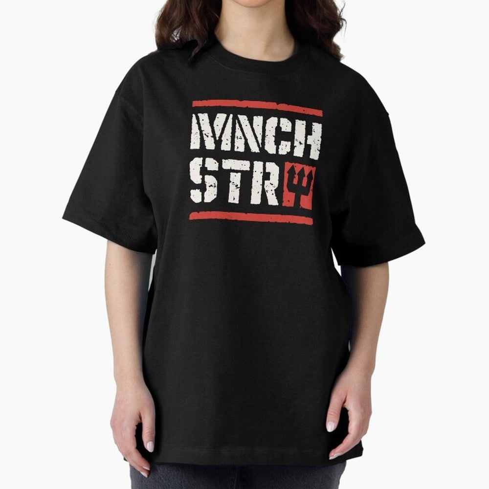 Manchester Oversized T-Shirt Show Your Love for the FIFA World Cup 2026 Group Stage Journey through Cristiano Ronaldo Highlights, England and Germany Pride, Retro Football Energy, Iconic Rivalries, Trophy Chase Drama and Stadium Atmosphere; Great