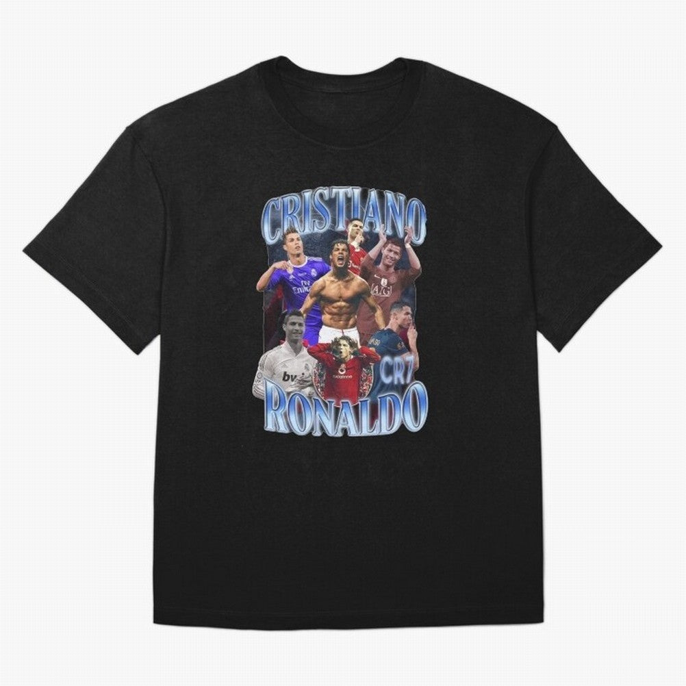 Cristiano Ronaldo GOAT Oversized T-Shirt Show Your Love for FIFA World Cup 2026 USA Canada Mexico for Fans of Messi and Cristiano Ronaldo and England, Bringing Soccer Culture, Superstar Moments, National Team Dreams and Competitive Fire; Built for
