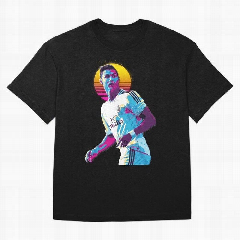 Christiano Ronaldo retro 2 Oversized T-Shirt Celebrate National Team Dreams in FIFA World Cup 2026 Group Stage with Messi, Brazil, Portugal and Argentina Energy, Goal Celebration Energy, Supporter Heritage, Football Icons and Worldwide Tournament