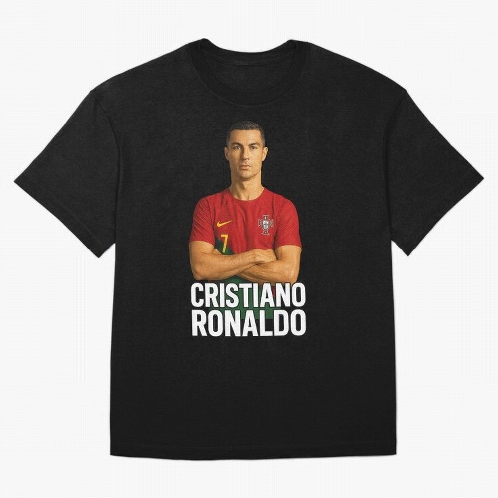 Cristiano Ronaldo Oversized T-Shirt Support the Legends of FIFA World Cup 2026 Group Stage Spirit, Driven by Netherlands, CR7, Stadium Chants, National Pride, Trophy Dreams and Unforgettable Football Memories; Ideal for Football Dads, Football