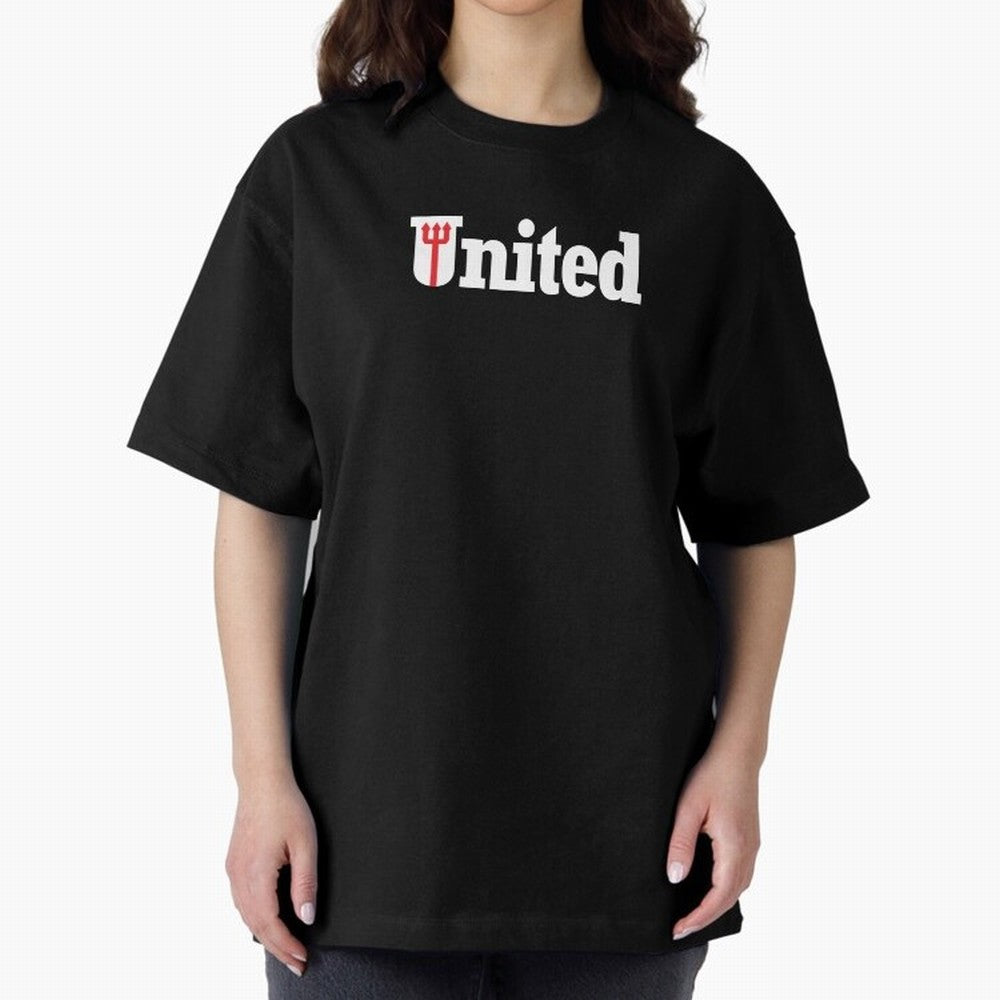 Manchester United Oversized T-Shirt Feel the Heartbeat of Global Football Passion for FIFA World Cup 2026 Group Stage, Capturing Neymar, Haaland and Cristiano Ronaldo, England, Sports Nostalgia, International Competition, Famous Players and