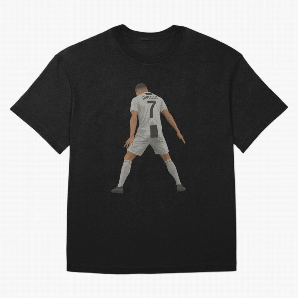 Cristiano Ronaldo Iconic Celebration Oversized T-Shirt Embrace Match Day Hype around FIFA World Cup 2026, Messi, CR7 and Mbappe, Brazil, Portugal and Argentina, Football Festival Excitement, Trophy Ambitions, Country Rivalries and Star Player Buzz;