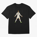 Cristiano Ronaldo Iconic Celebration Oversized T-Shirt Bring Supporter Culture to FIFA World Cup 2026 Spirit, Inspired by England, Messi, Neymar and Mbappe, Supporter Pride, Iconic Celebrations, Legendary Names and Global Match Day Energy; Perfect