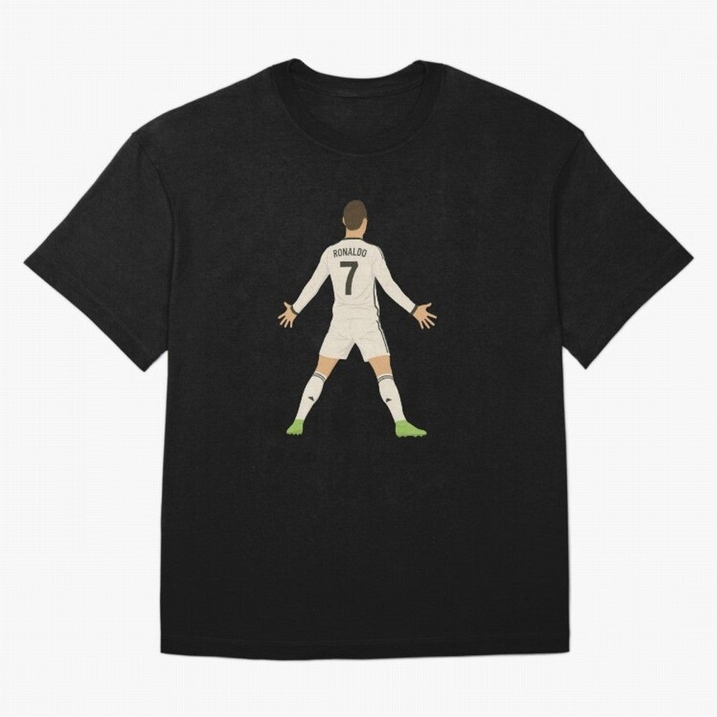 Cristiano Ronaldo Iconic Celebration Oversized T-Shirt Bring Supporter Culture to FIFA World Cup 2026 Spirit, Inspired by England, Messi, Neymar and Mbappe, Supporter Pride, Iconic Celebrations, Legendary Names and Global Match Day Energy; Perfect