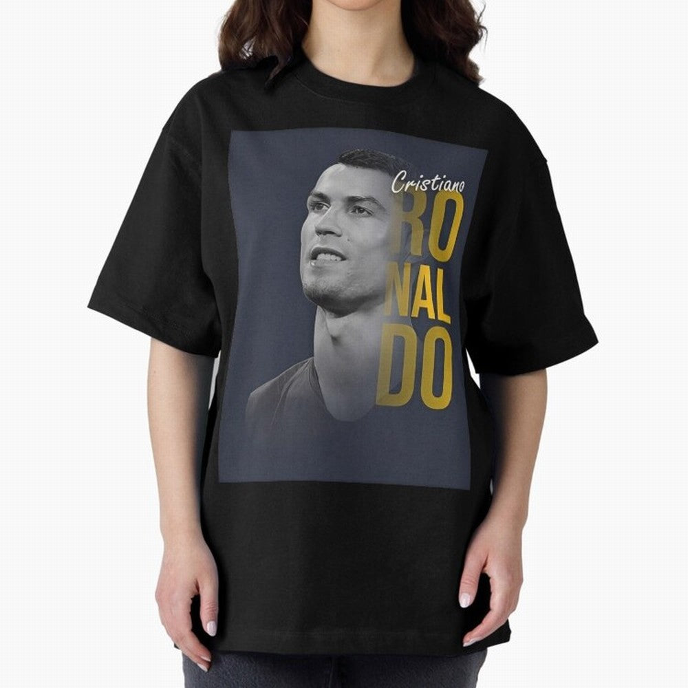 CR7 Oversized T-Shirt Celebrate the FIFA World Cup 2026 USA Canada Mexico Journey through Haaland and Mbappe Highlights, England, France and Netherlands Pride, Vintage Soccer Flavor, Modern Football Stars, National Flags and Final Night Emotion;