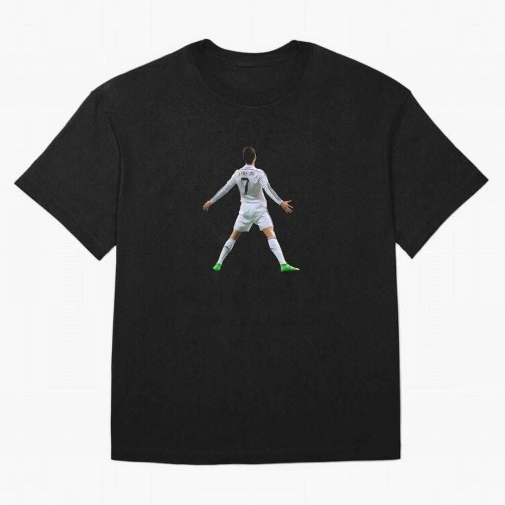 DESIGN CRISTIANO RONALDO CR7 STICKER Oversized T-Shirt Turn Football Passion into Global Football Passion for FIFA World Cup 2026 USA Canada Mexico, Made for Messi, Neymar and Mbappe, England, Goal Celebration Energy, Supporter Heritage, Football