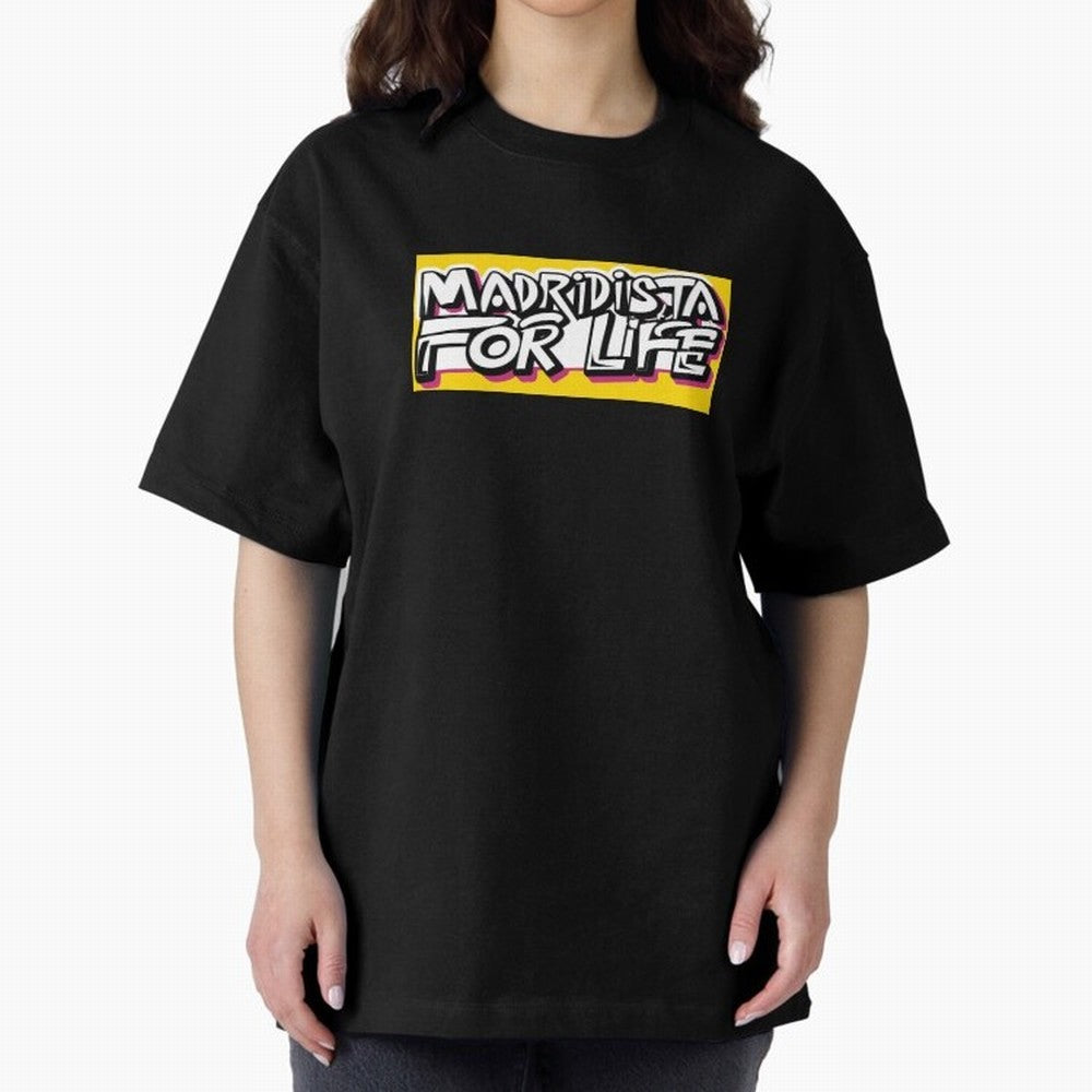 Madridista for Life Oversized T-Shirt Celebrate the Biggest Stage of FIFA World Cup 2026 Group Stage Spirit, Highlighting Portugal, Neymar, Haaland and Cristiano Ronaldo, Stadium Chants, National Pride, Trophy Dreams and Unforgettable Football
