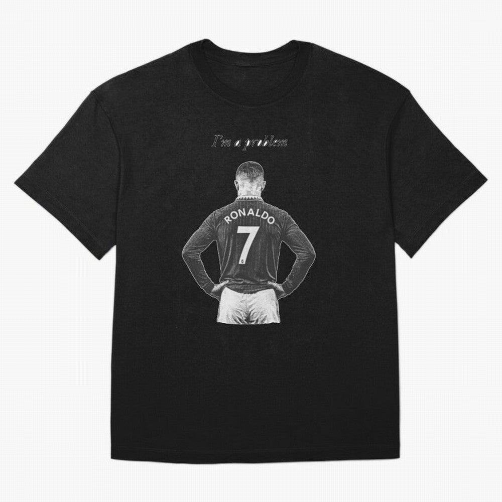 Ronaldo Problem Oversized T-Shirt Celebrate Rivalries and Pride in the FIFA World Cup 2026 Journey through Messi Highlights, Brazil Pride, Tournament Hype, Historic Matchups, Family Viewing Parties and Global Sports Pride; Perfect for Fans,