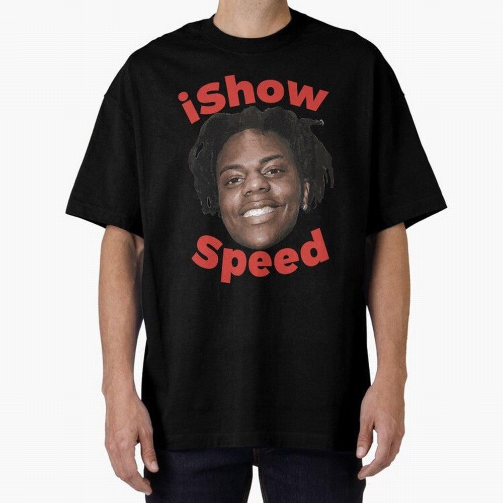 Ishowspeed Oversized T-Shirt Relive the FIFA World Cup 2026 Group Stage Journey through Mbappe and Neymar Highlights, France and Portugal Pride, Fan Favorite Moments, National Team Passion, Big Match Drama and Soccer History; Great for Supporters