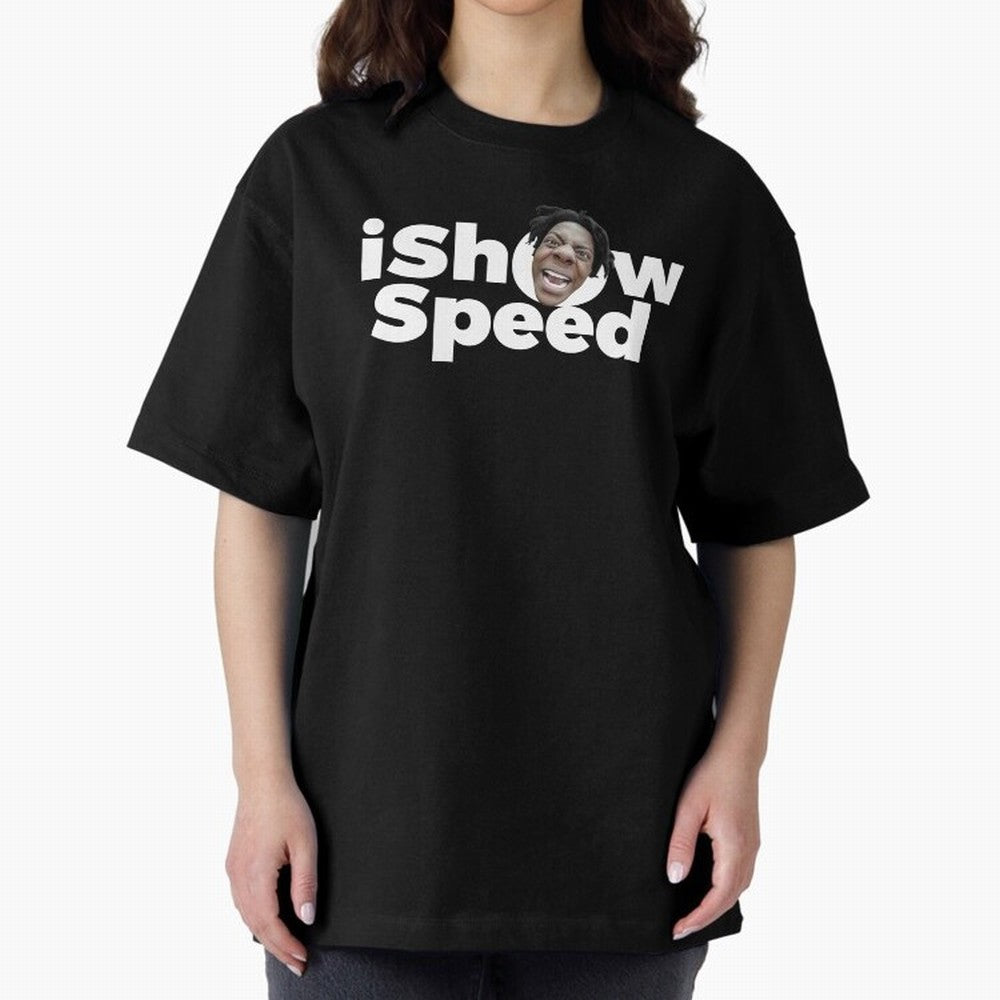 Ishowspeed Oversized T-Shirt Show Match Day Excitement for Match Day Hype around FIFA World Cup 2026, Mbappe and Neymar, Argentina and Brazil, Game Day Rituals, Football Legends, Country Pride and the Road to the Final; Great for Watch Parties,