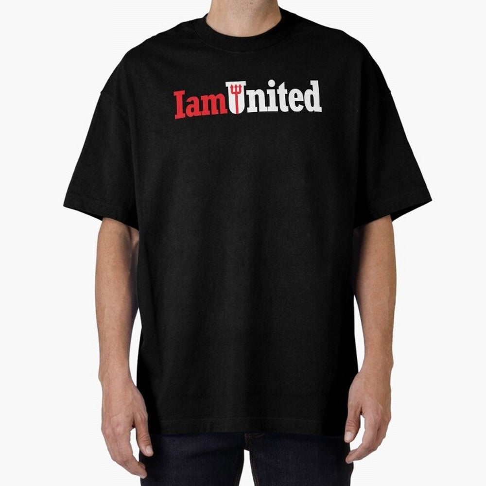 Manchester United I am United Oversized T-Shirt Support Iconic Players in the FIFA World Cup 2026 Group Stage Journey through Cristiano Ronaldo, Haaland and CR7 Highlights, Argentina Pride, Football Passion, Legendary Performances, Festival Vibes
