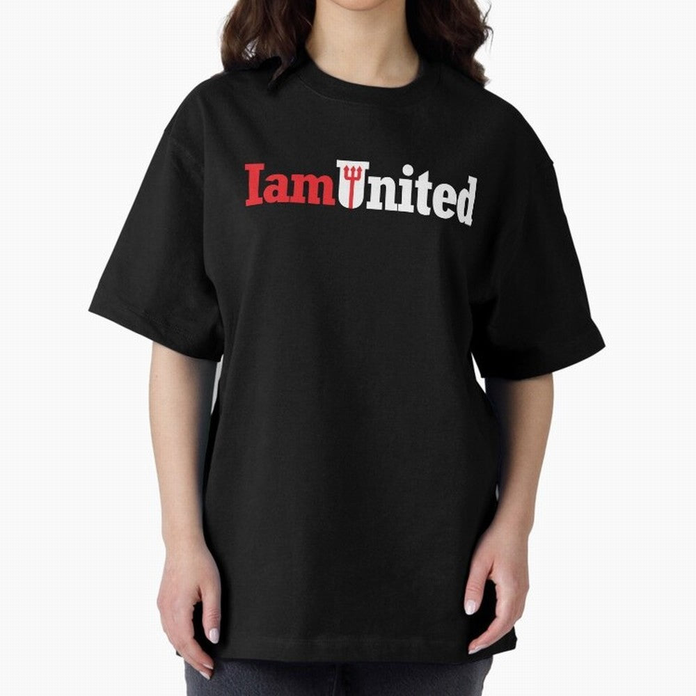 Manchester United I am United Oversized T-Shirt Support Iconic Players in the FIFA World Cup 2026 Group Stage Journey through Cristiano Ronaldo, Haaland and CR7 Highlights, Argentina Pride, Football Passion, Legendary Performances, Festival Vibes