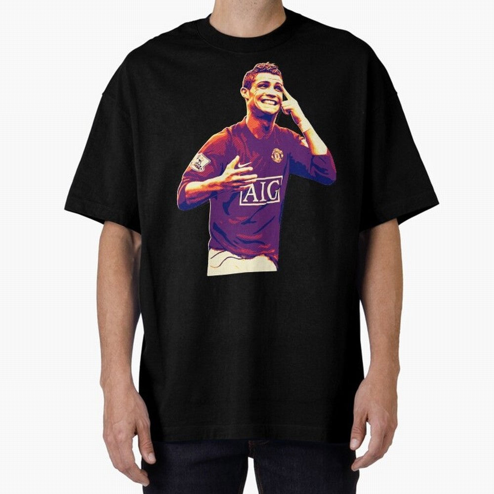 ronaldo Manchester United jarsey Oversized T-Shirt Turn Every Weekend Toward FIFA World Cup 2026 USA Canada Mexico for Fans of Mbappe and Neymar and Portugal, Bringing Football Passion, Legendary Performances, Festival Vibes and Supporter