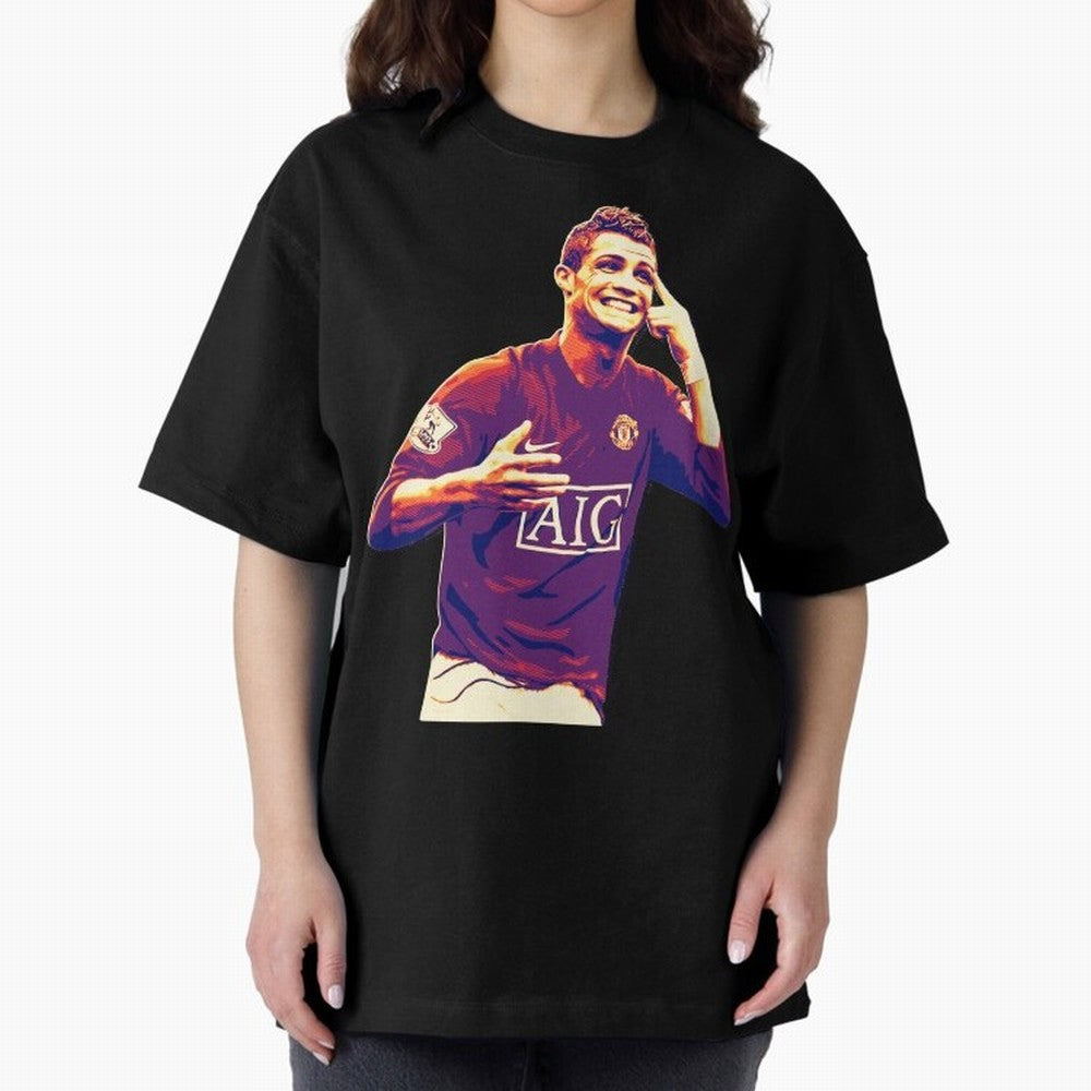 ronaldo Manchester United jarsey Oversized T-Shirt Turn Every Weekend Toward FIFA World Cup 2026 USA Canada Mexico for Fans of Mbappe and Neymar and Portugal, Bringing Football Passion, Legendary Performances, Festival Vibes and Supporter