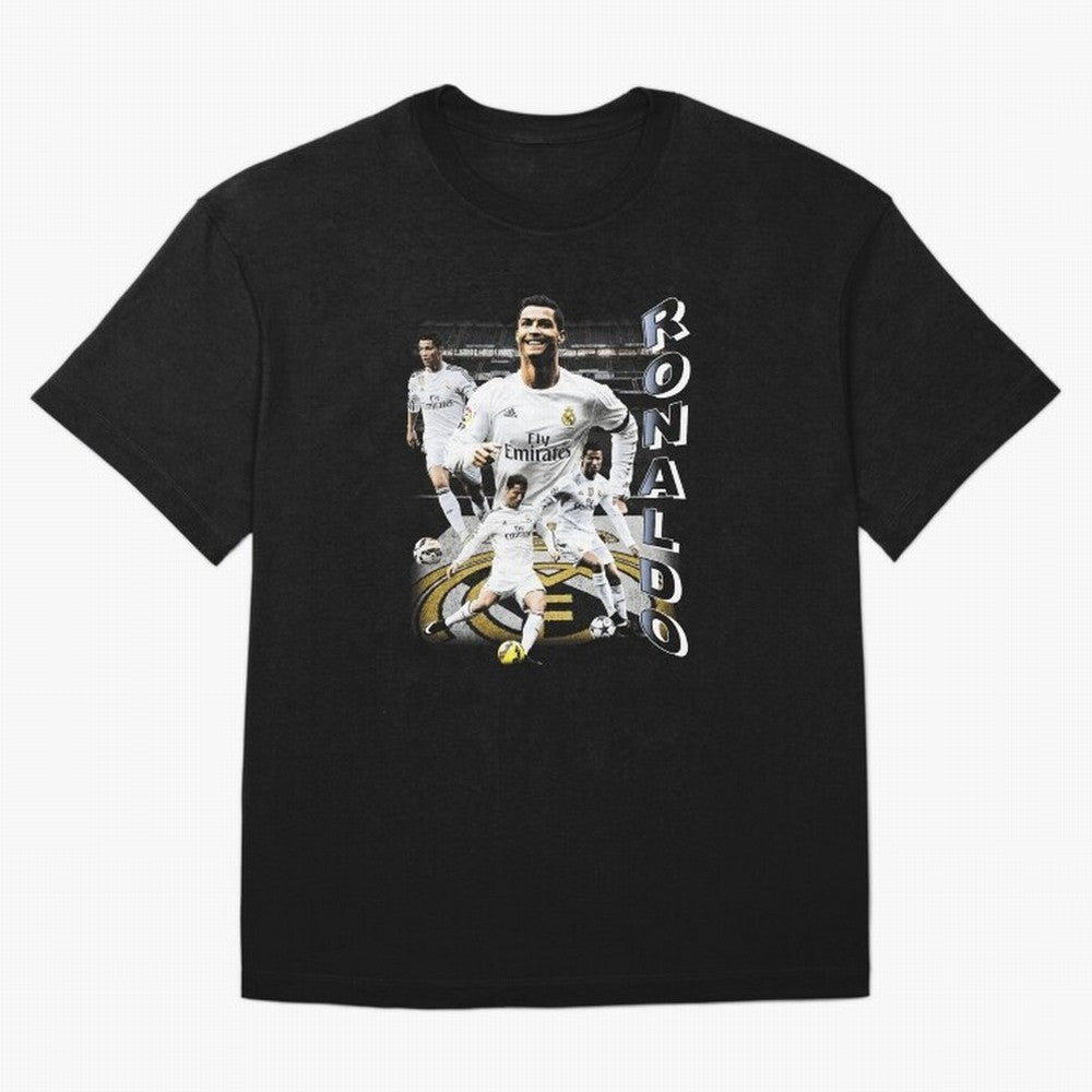 Cristiano Ronaldo Vintage Oversized T-Shirt Mark Global Football Passion for FIFA World Cup 2026 Group Stage, Connected to Messi, Argentina, Tournament Hype, Historic Matchups, Family Viewing Parties and Global Sports Pride; Great for Watch