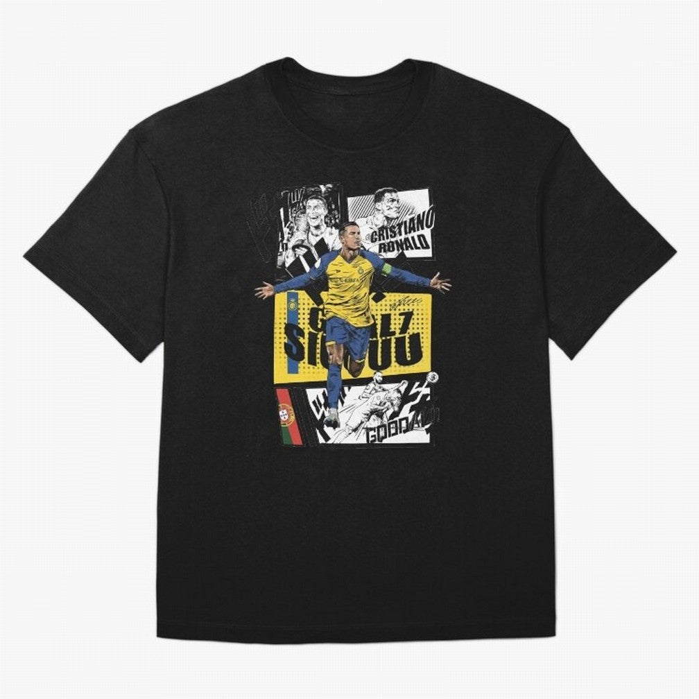 Cristiano Ronaldo CR7 Scorer Oversized T-Shirt Back the Journey through FIFA World Cup 2026 USA Canada Mexico Capturing Mbappe and Neymar, Portugal Energy, Tournament Hype, Historic Matchups, Family Viewing Parties and Global Sports Pride; Made for