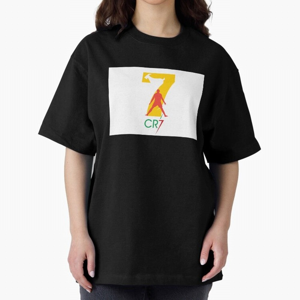 Ronaldo GOAT Oversized T-Shirt Celebrate Golden Goal Energy in FIFA World Cup 2026 Spirit, Celebrating Netherlands, CR7 and Messi, Football History, Final Match Energy, Crowd Noise and Once in a Lifetime Moments; Ideal for Fans Who Follow Messi,