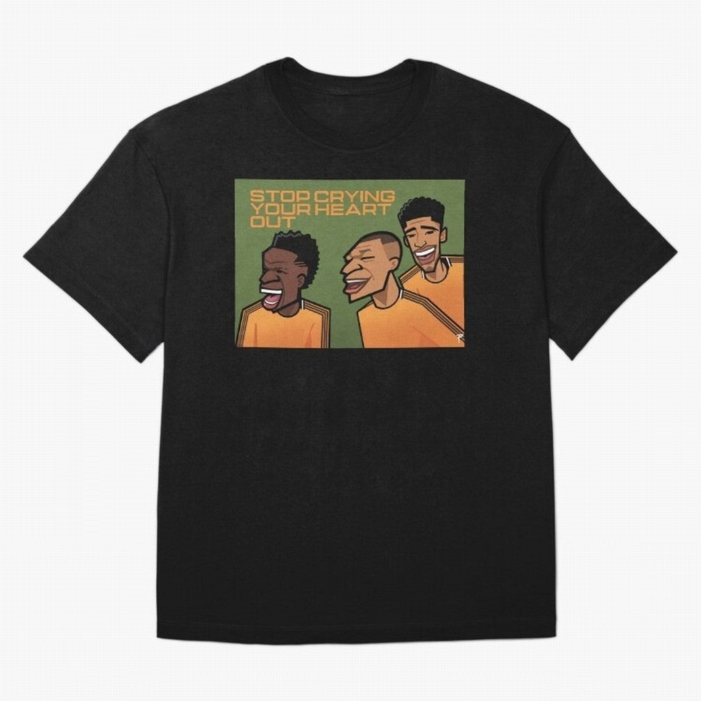 stop crying your heart out Oversized T-Shirt Represent Fans Who Live for FIFA World Cup 2026 USA Canada Mexico Inspired by Neymar, Haaland and Cristiano Ronaldo, Germany Energy, Soccer Culture, Superstar Moments, National Team Dreams and