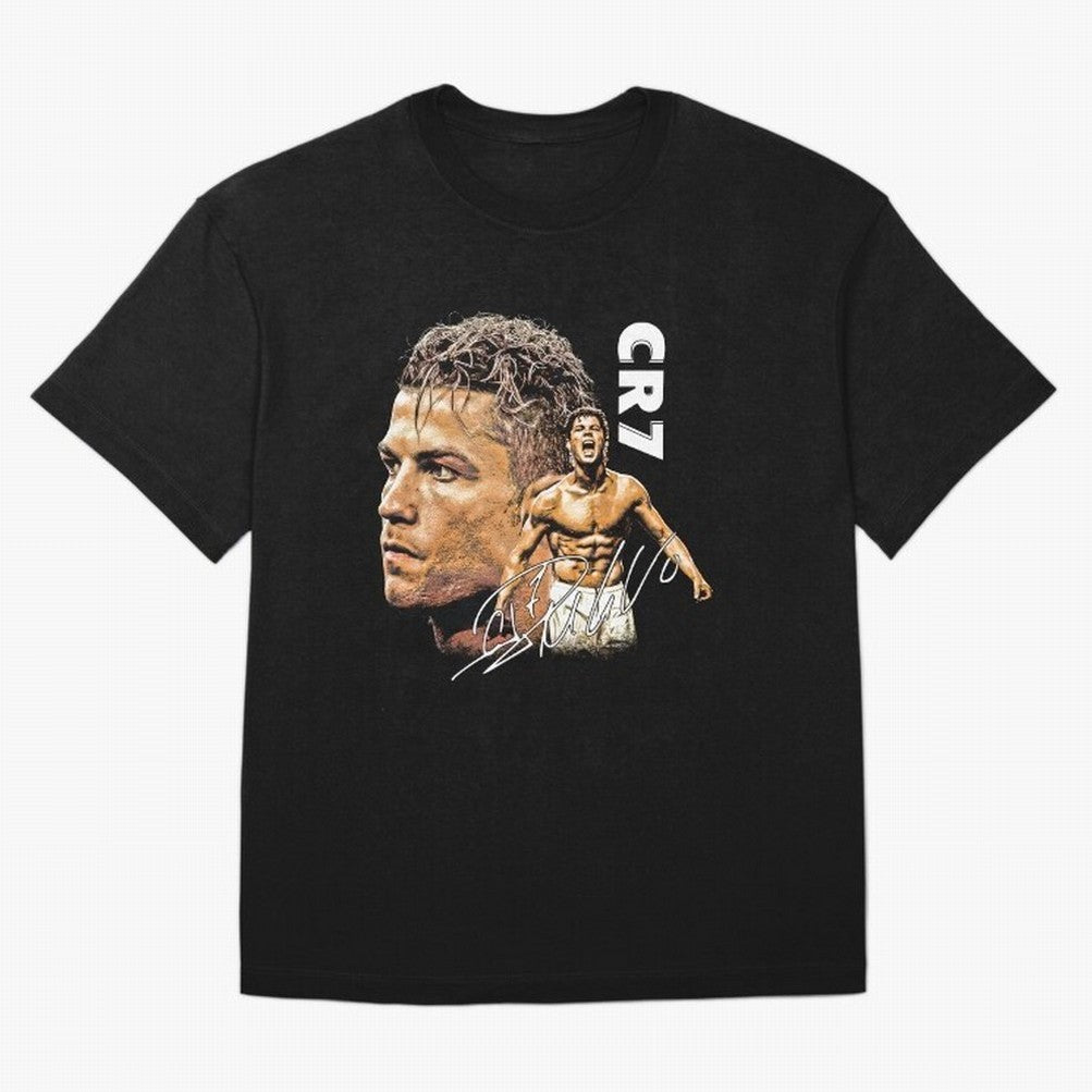 Cristiano Ronaldo Football Legend T-Shirt Oversized T-Shirt Follow the Road to the FIFA World Cup 2026 USA Canada Mexico Journey through Cristiano Ronaldo, Haaland and CR7 Highlights, Argentina, France and Brazil Pride, Football Festival
